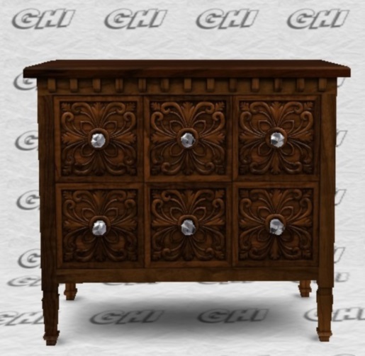 AF Fleur Sideboard (Mahogany) RARE