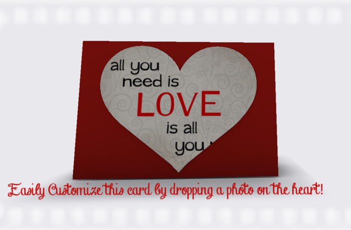 -Vd-I love you Card
