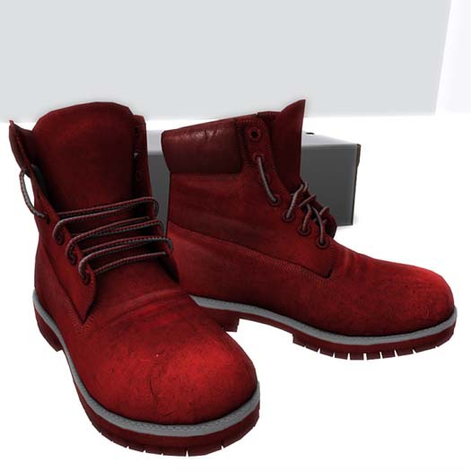 [NikotiN] SplitRock (Red)Boots