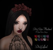 DL:: Dirty Roses Headband