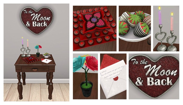 {ACD} Hearts Desire Decor Set