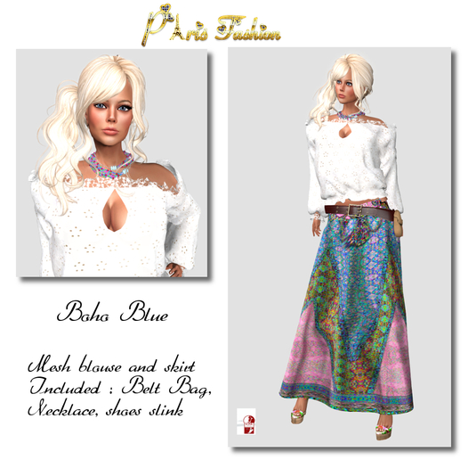 PARIS  FASHION - BOHO BLUE