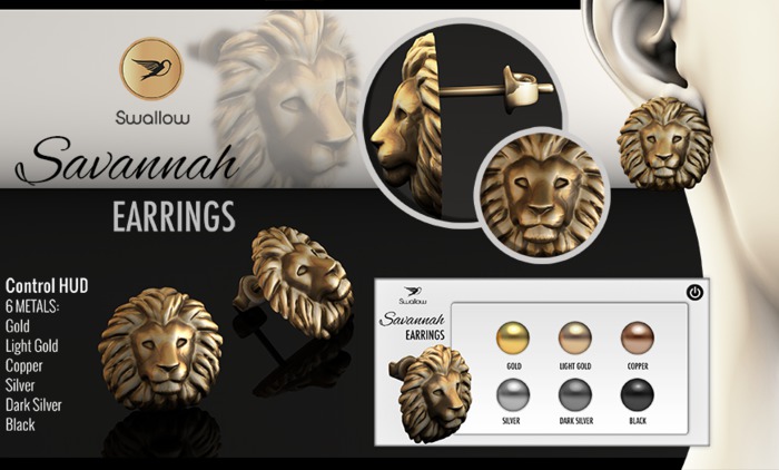 ^^Swallow^^  Savannah Earring