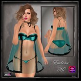 ::DBL:: Embrace Me Lingerie ~ Teal
