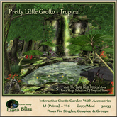 Pretty Little Grotto - Tropical - Interactive Rain Forest Jungle Garden