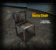 Mesh Rusty Chair - FREE