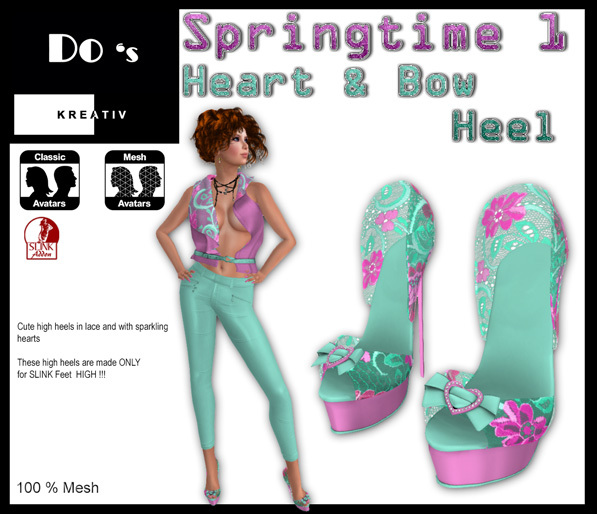 .:Do's:. Heart & Bow Heels Springtime 1 DEMO