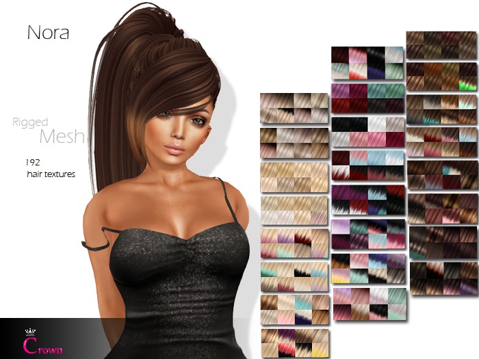 .::Crown::. Long Hair "Jasmin" DEMO V2.0