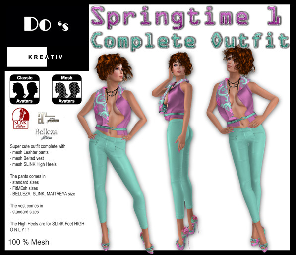 .:Do's:. Belted Vest  Springtime 1  DEMO
