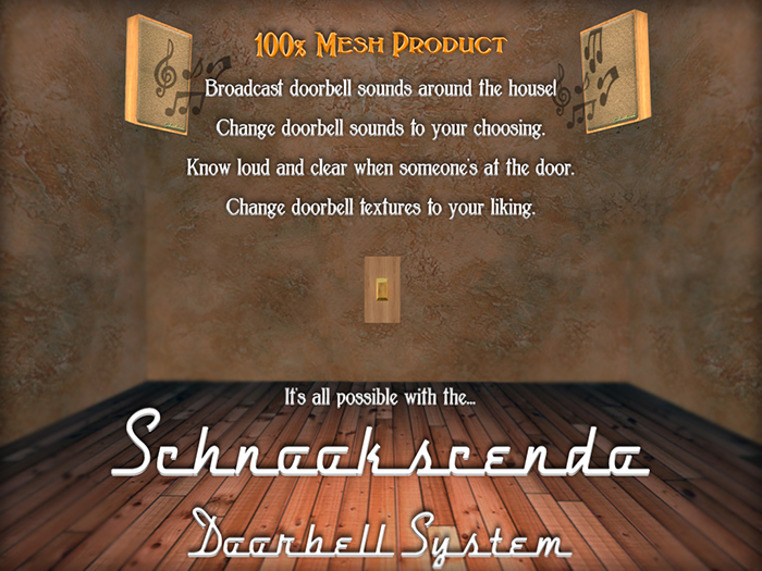 [RS] The Schnookscendo Doorbell System - (Mesh) (Copy/Mod)