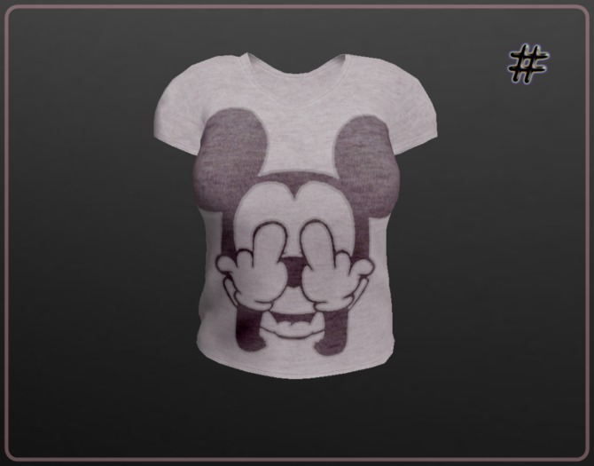 My T-Shirt "Mickey"#HASHTAG