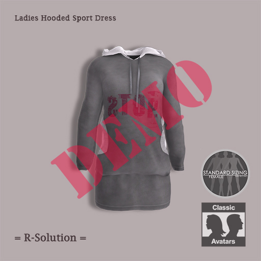 =R-Solution= Ladies Hooded Sport Dress DEMO