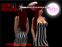 ~Valkyrian~GOGO stripes- Panel Mini Skirt #TMP(BOXED)