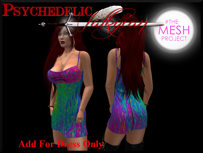 ~Valkyrian~ Long Sleeve Backless Mini Dress (TyeDye) #TMP(boxed