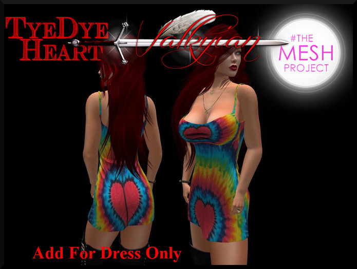 ~Valkyrian~TyeDye Heart- Panel Mini Skirt #TMP(BOXED)