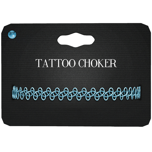 Amala - Tattoo Choker - Blue
