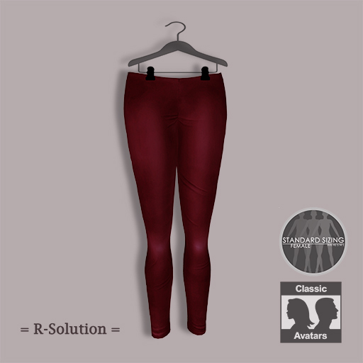 =R-Solution= Ladies Leggins Red