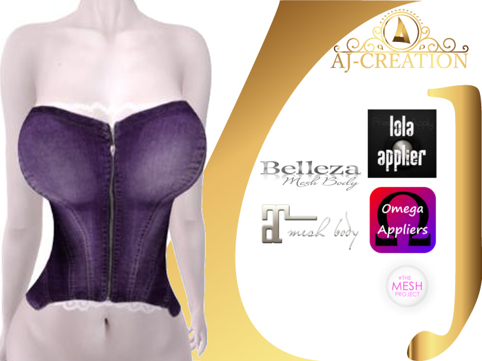 AJ - black tank top with lola aplier