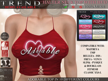 TREND - HALTER NECK TOP "ADORABLE"