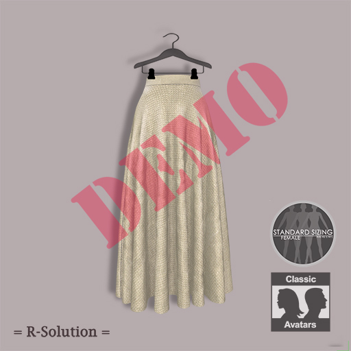 =R-Solution= Long Flowy Knitted Skirt DEMO