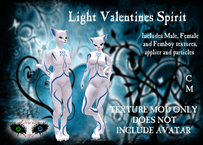 ~ E.E. ~ Light Valentines Spirit Boxed~Blue~