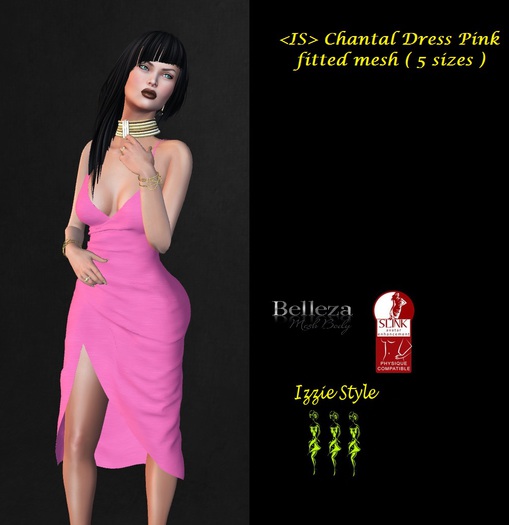 <IS> Chantal Pink Dress