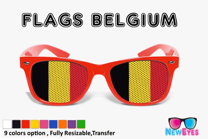 New Eyes Flags Belgium