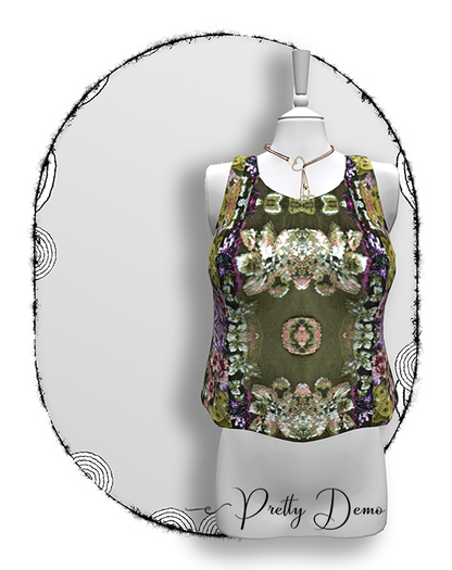 .::Pretty Demo::. Wrapped Brocade - Blouse