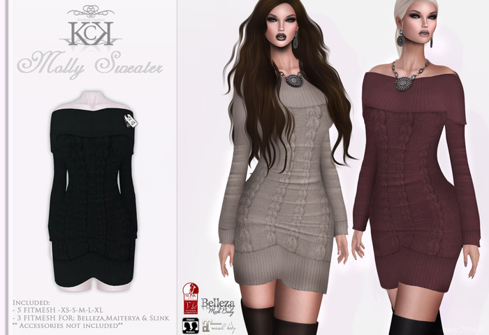 :::KC::: Molly Sweater Black