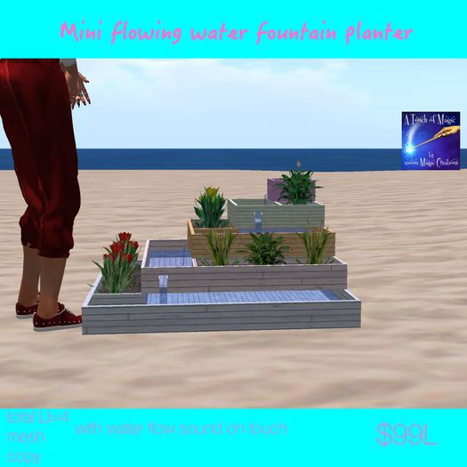 Mini Water Fountain Planter
