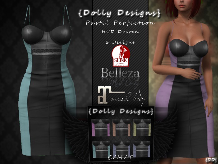 {DD} Black Paneled LBD with HUD