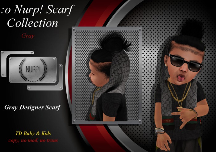 :o nurp! Designer Scarf gray