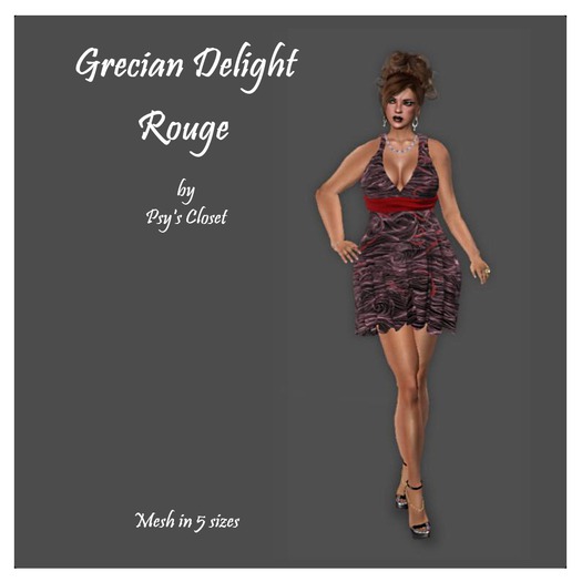 Grecian Delight - Rouge - by Psy's Closet