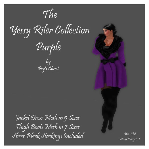The Yessy Riler Collection - Purple - by Psy's Closet