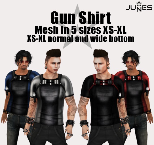 JUNES Gun Shirt FATPACK