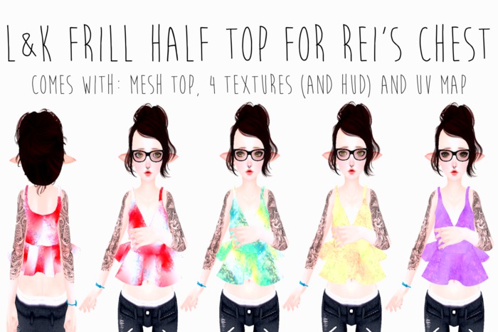 L&K Frill Half Top For Rei's