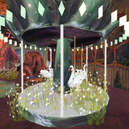 P&P Fairground Swan Lake Carousel  (Boxed)