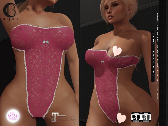 .Bijou ~ AMOR (pink) ~ fit on: Maitreya, Classic & TMP Ava's!