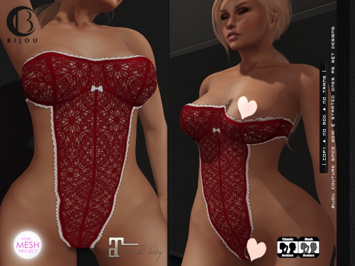 .Bijou ~ AMOR (red) ~ fit on: Maitreya, Classic & TMP Ava's!