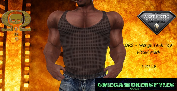 [ORS] Wenge  Tank Top - Fitted Mesh