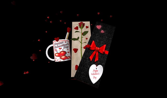 Valentine Present with Love Coffee
