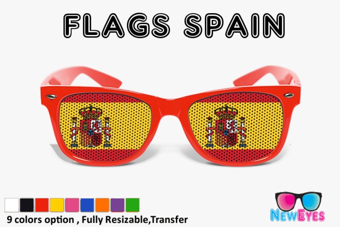 New Eyes Flags Spain