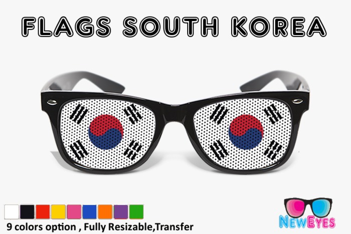 New Eyes Flags South Korea