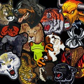 ~WD~ BIKER PATCHES ANIMALS PACK 
