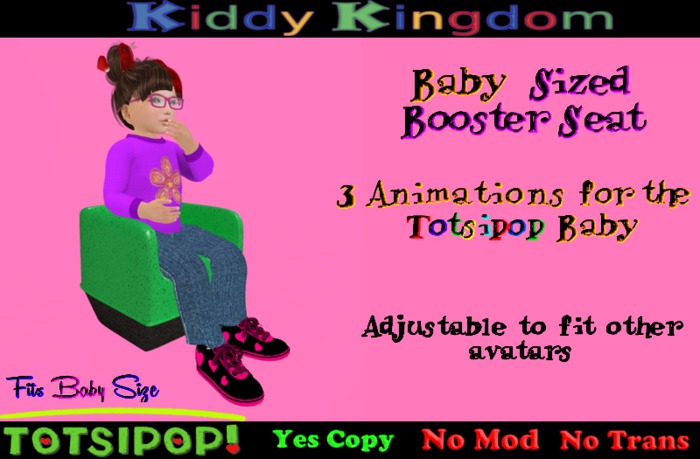 Baby Booster Seat Green