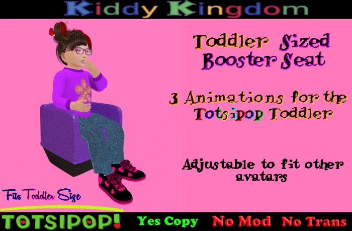 Toddler Booster Seat Purple