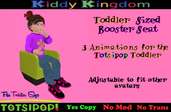 Toddler Booster Seat Yellow