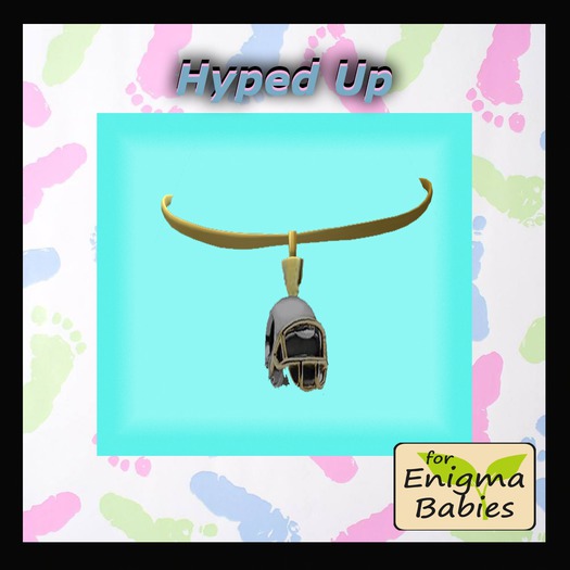Hyped Up - Football Helmet Necklace for Enigma Babies