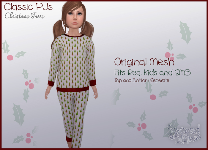 Classic PJs - Christmas Trees 