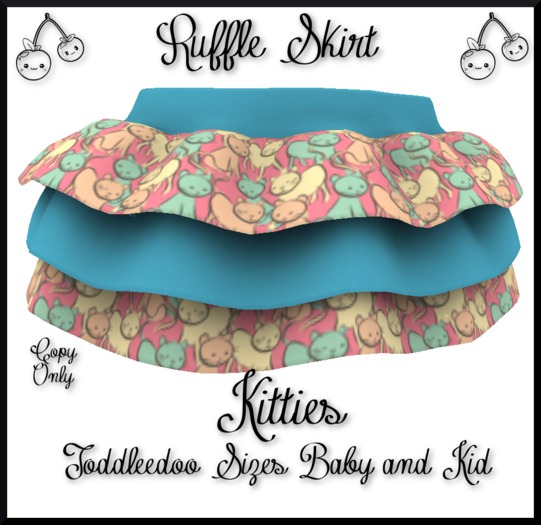 ~TCR~Kids~ Ruffle Skirt "Apple"